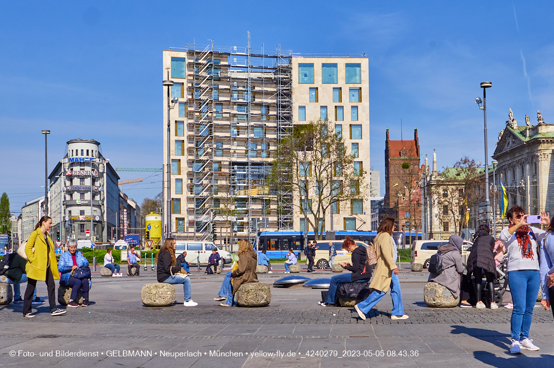 Mai 2023 - Neubau des Hotels Königshof am Stachus in München